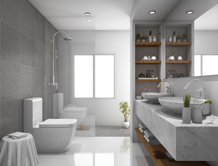 Premium frameless glass shower enclosure in Fort Myers, FL